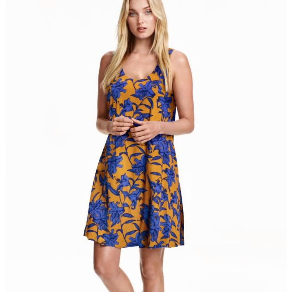 Fall floral dress